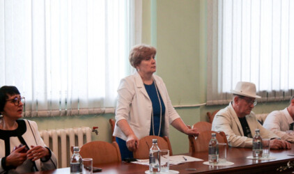 Встреча ректора СПбГЛТУ и с вице-губернаторами Санкт-Петербурга