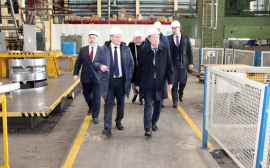 Невский завод посетил президент Санкт-петербургской торгово-промышленной палаты Владимир Катенёв