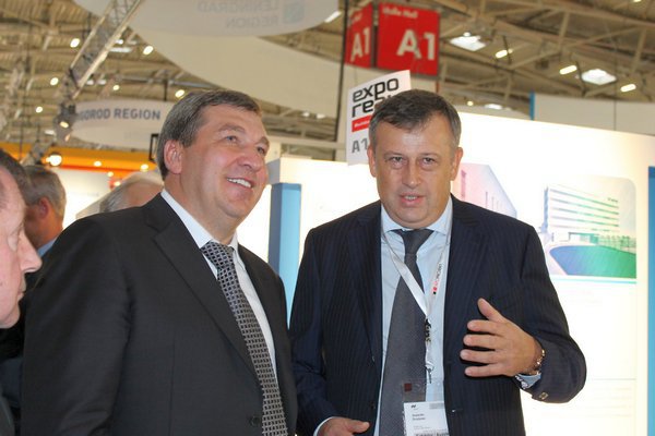 Игорь Албин с Александром Дрозденко, губернатором Ленинградской области